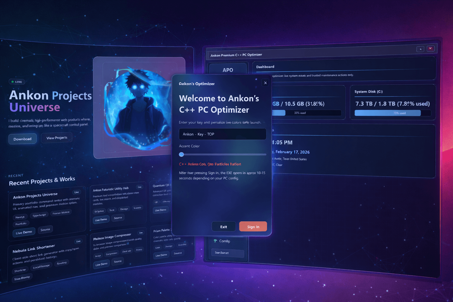 Ankon Premiume Optimizer preview